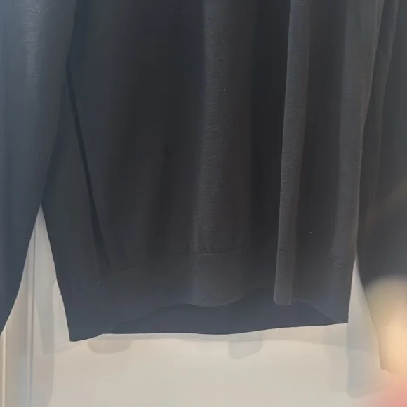 BOSS Slim Fit Black Merino Wool Crewneck Sweater - S - Picture 8 of 16